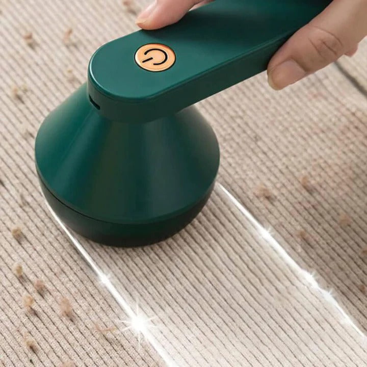 NovaLint™ - Quita pelusas recargable verde