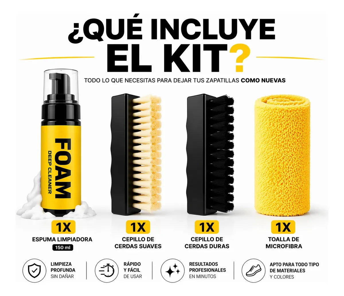 CleanForce X™ - Kit De Limpieza Zapatillas