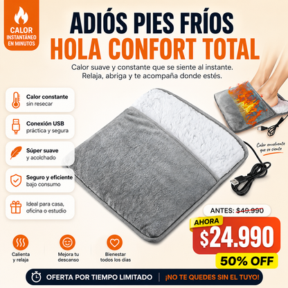 ThermaNest™ - Manta Calentador Pies Multiusos USB
