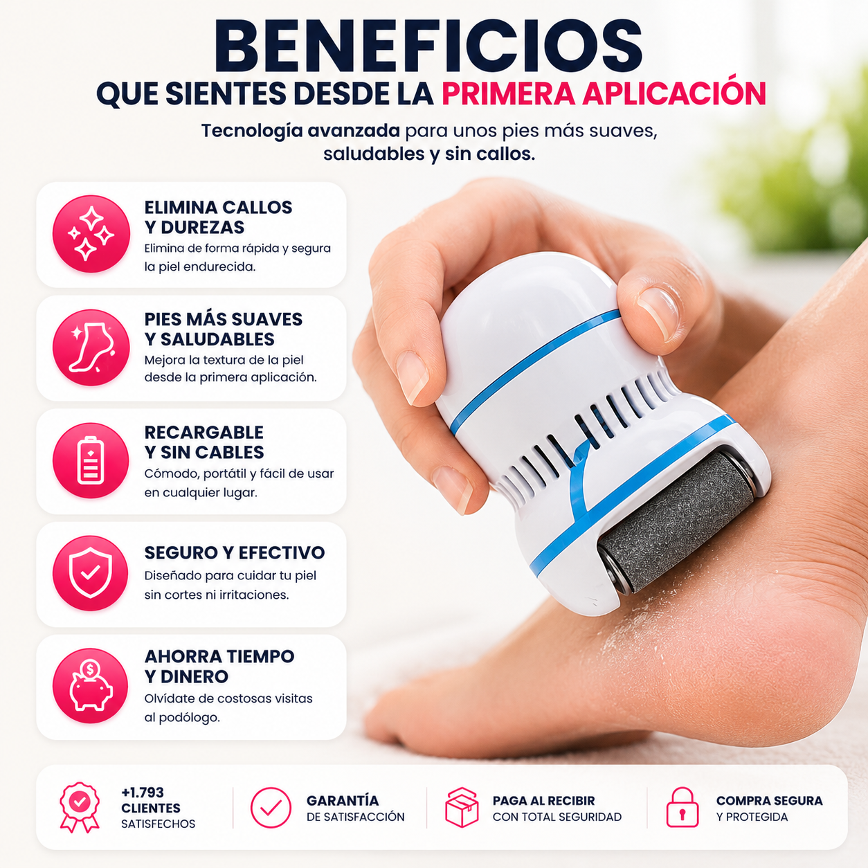 NanoSmooth™ - Recupera la suavidad de tus pies