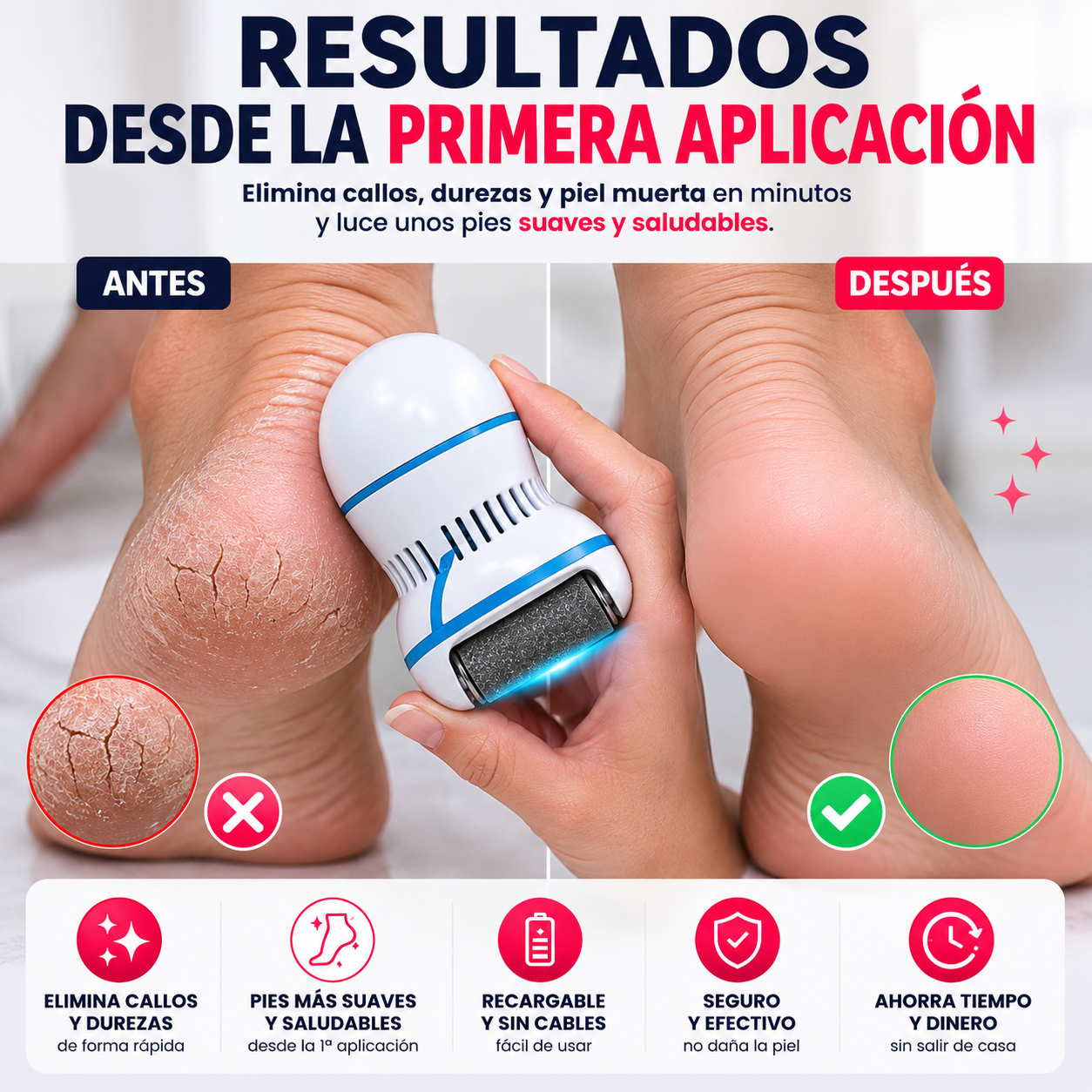NanoSmooth™ - Recupera la suavidad de tus pies