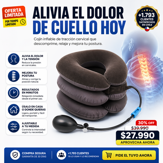AirCervix Pro™ Cojin Inflable Dolor Cervical