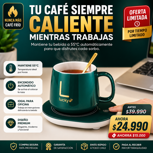 ThermaSip™ - Taza Con Calentador Eléctrico