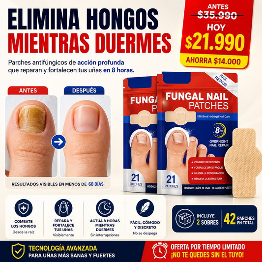 MycoShield™ - Tratamiento completo PACK Parche Anti Hongo (42unid)