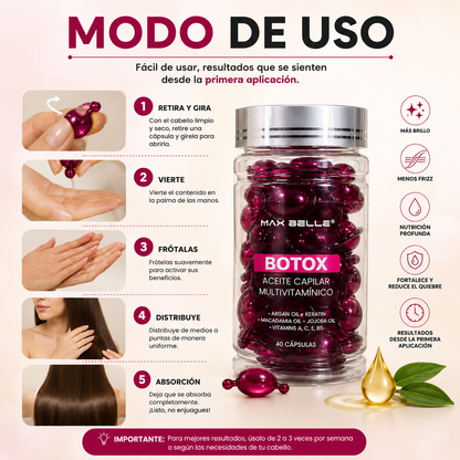 Aceite Capilar Multivitamínico Botox