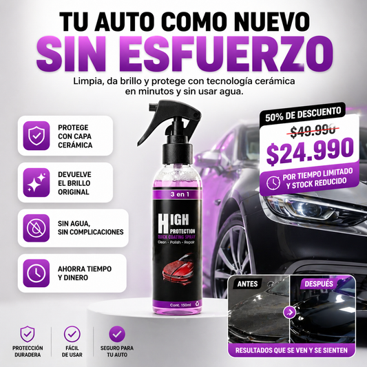 NanoShield X3™ Protector Auto 3 En 1