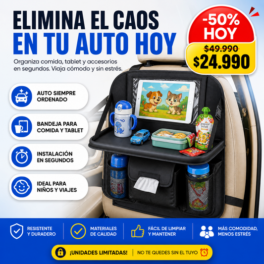OrgaTech™ ORGANIZADOR DE AUTO PARA ASIENTO