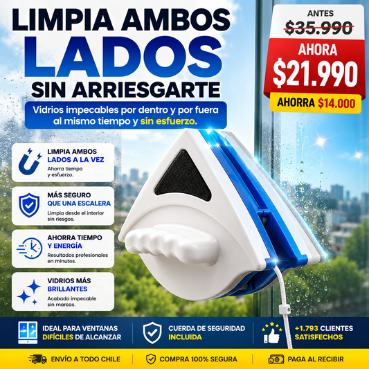 MagniClear™ - Limpia vidrio magnético